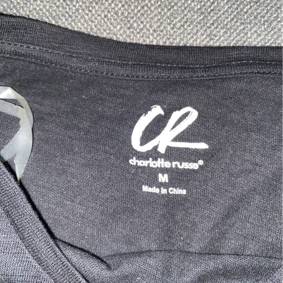 Black crop top - Picture 2 of 2